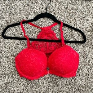 PINK Lace Push-up Bra